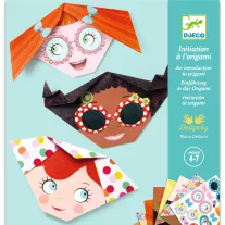 Djeco - Origami - Kedves arcok - Pretty faces