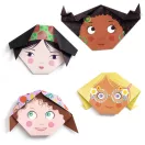 Djeco - Origami - Kedves arcok - Pretty faces Djeco - Origami - Kedves arcok - Pretty faces