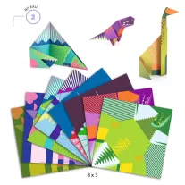Djeco - Origami - Dinoszauruszok - Dinosaurs