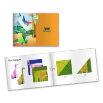 Djeco - Origami - Dinoszauruszok - Dinosaurs
