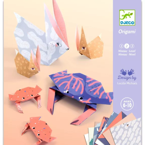 Djeco - Origami - Állati család - Family Djeco - Origami - Állati család - Family