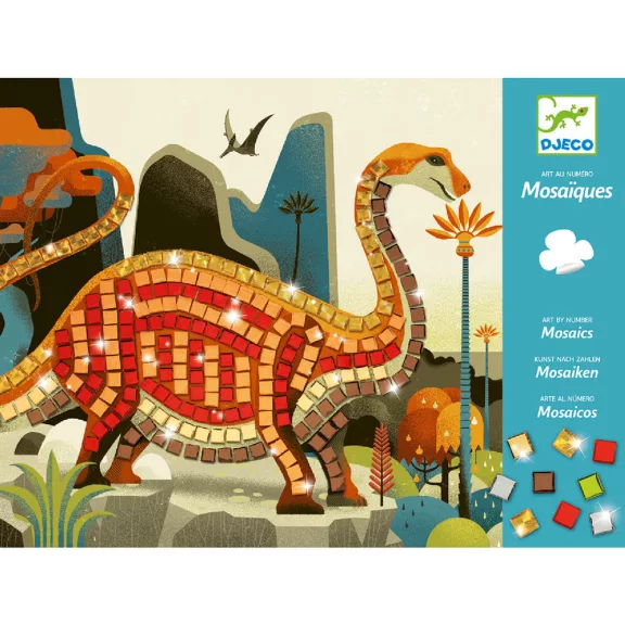 Djeco Mozaikkép készítés - Dínók - Dinosaurs Djeco Mozaikkép készítés - Dínók - Dinosaurs