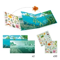   Djeco - Matricás meseszövés - Kalandok a tengeren - Adventures at sea
