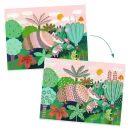 Djeco - Művészeti műhely - Festés kiemelkedően - Trópusi erdő - Tropical forest