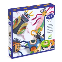 Djeco - Fűzős játék - MegLepkés - Yarn bugs