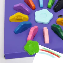   Djeco Marokkréta - 12 színű vírág - 12 flower crayons for toddlers