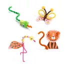 Djeco - Kreatív készlet - Vadon élő állatok - Jungle Animal Creation Box Djeco - Kreatív készlet - Vadon élő állatok - Jungle Animal Creation Box