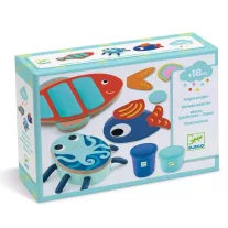   Djeco - Gyurmaformázó készlet - Tengeri teremtményeim - Myseacreatures