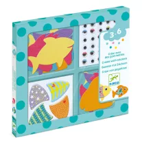   Djeco - Matricázó képkészítés - Halacskás - I love fishes