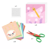 Djeco - Kreatív készlet - Cikk-cakk - Crinkle cutting