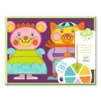   Djeco - Palettafestés - Pufók pofik - Palette painting - Chubby cheeks