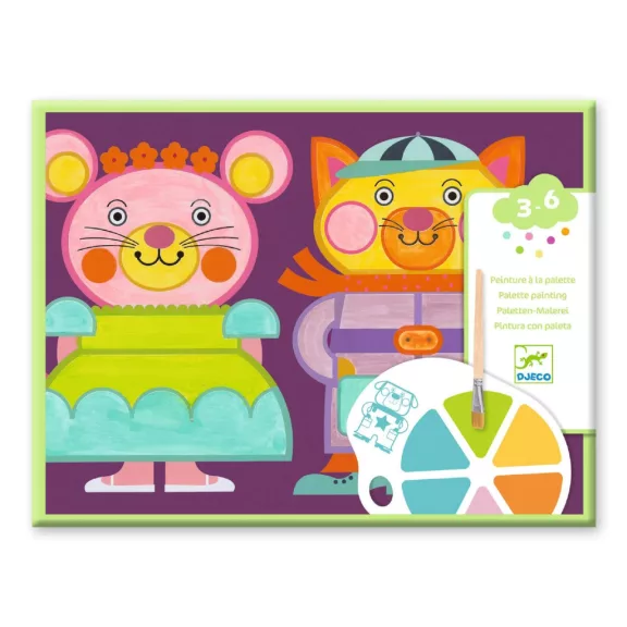 Djeco - Palettafestés - Pufók pofik - Palette painting - Chubby cheeks Djeco - Palettafestés - Pufók pofik - Palette painting - Chubby cheeks