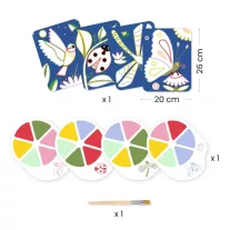   Djeco - Palettafestés - Röpködők - Palette painting - Creepy crawlies