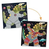 Djeco - Mozaikkép készítés - Űrcsata - Space battle