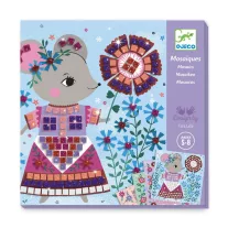   Djeco - Mozaikkép készítés - Édes háziállatok - Lovely pets