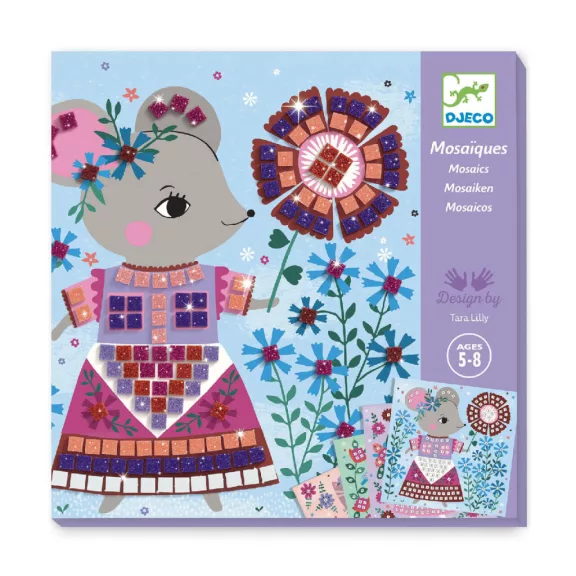 Djeco - Mozaikkép készítés - Édes háziállatok - Lovely pets Djeco - Mozaikkép készítés - Édes háziállatok - Lovely pets