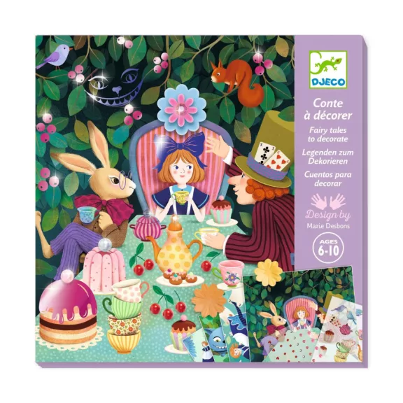 Djeco - Művészeti műhely - Meseillusztráció, Alíz Csodaországban - In Wonderland Djeco - Művészeti műhely - Meseillusztráció, Alíz Csodaországban - In Wonderland