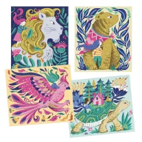   Djeco - Artistic Diams - Gyémántszemes kirakó - Misztikus lények - Mythical Creatures