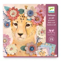   Djeco - Művészeti műhely - Állatok virágokkal - Floral wreaths