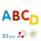 Djeco Mágneses betűkészlet - Színes nagybetűk - 83 small letters Djeco Mágneses betűkészlet - Színes nagybetűk - 83 small letters