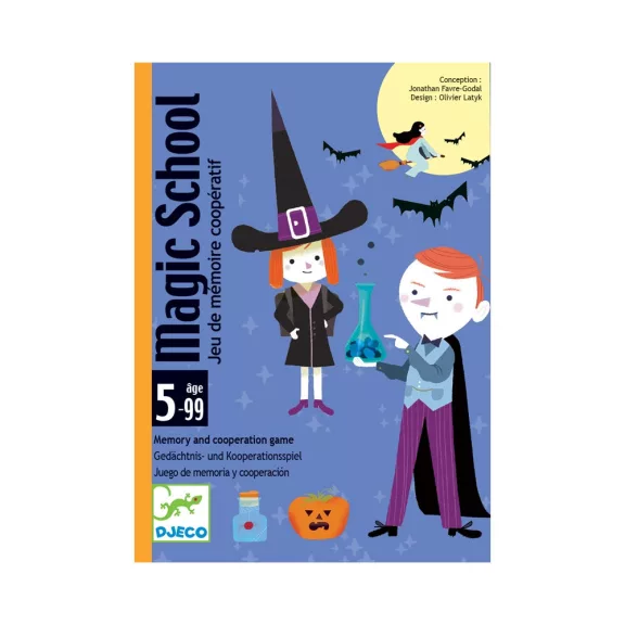 Djeco Kártyajáték - Varázsló iskola - Magic school Djeco Kártyajáték - Varázsló iskola - Magic school