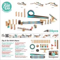 DJECO Építõjáték - Sokasodó, 28 db - Zig & Go