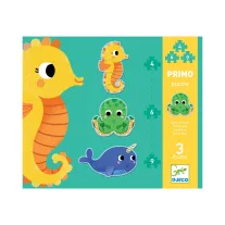 Djeco Primo puzzle - A tengerben, 4-6-9 db-os - In the sea