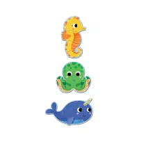 Djeco Primo puzzle - A tengerben, 4-6-9 db-os - In the sea