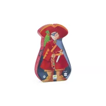   Djeco Formadobozos puzzle - Kalózok kincse, 36 db-os - The pirate and his treasure