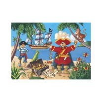   Djeco Formadobozos puzzle - Kalózok kincse, 36 db-os - The pirate and his treasure