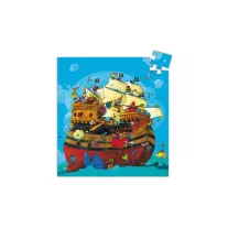   Djeco Formadobozos puzzle - Barbarossa hajója, 54 db-os - Barbarossa's Boat