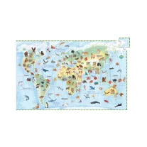 djeco megfigyelteto puzzle fold allatai
