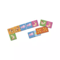 Djeco Domino játék - Tanya, 28 db-os - Farm