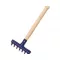 Glückskäfer kék mini fém gereblye - 24 cm