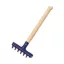 Glückskäfer kék mini fém gereblye - 24 cm