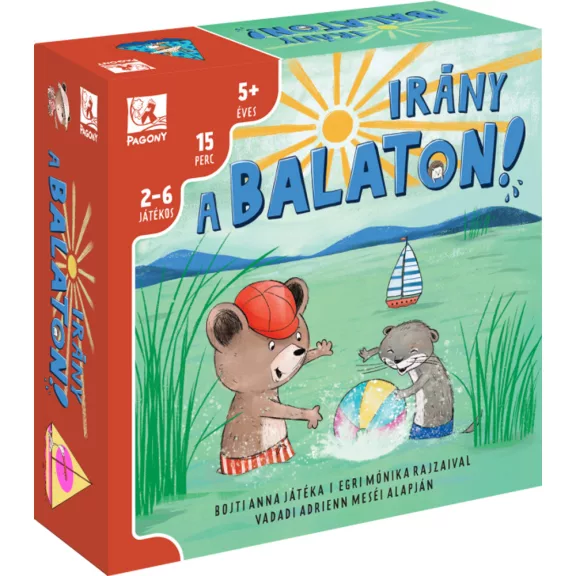 Irány a Balaton! Pagony társasjáték Irány a Balaton! Pagony társasjáték