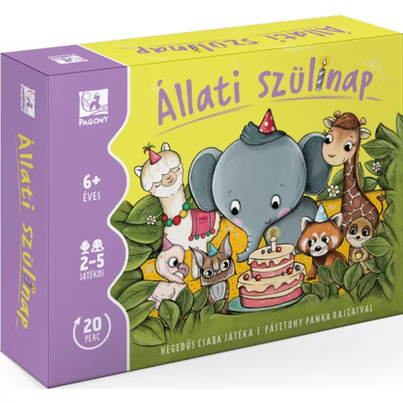 Pagony társasjáték - Állati szülinap Pagony társasjáték - Állati szülinap