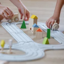plantoys naturgumi autopalya