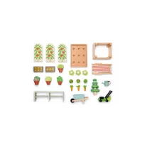   Tender Leaf fa üvegház – Greenhouse and Garden Set kerti kiegészítőkkel