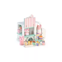   Tender Leaf fa kisautó tejbárral – Kitty’s Milkshake Van 3 cicafigurával