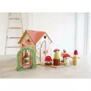 Tender Leaf fa erdei babaház – Rosewood Cottage kerttel és figurákkal