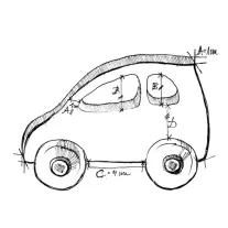 wooden-story-eco-auto fajáték kisautó fából