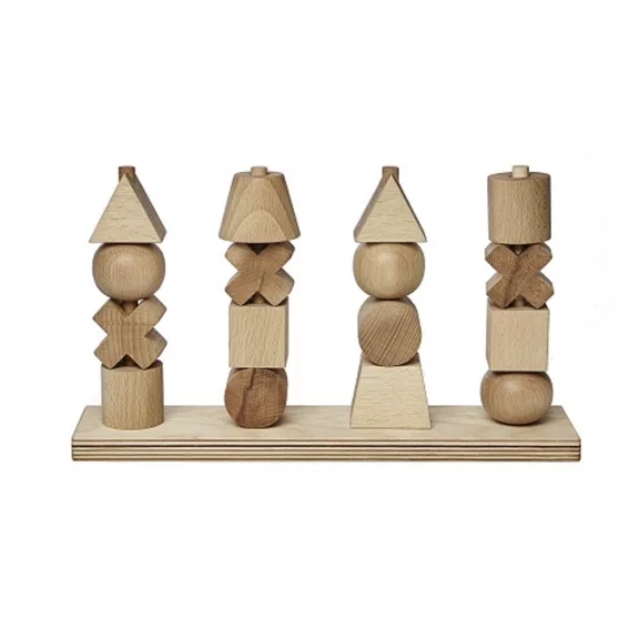 wooden-story-natur-formarako-torony-xl fajáték torony építőjáték wooden-story-natur-formarako-torony-xl fajáték torony építőjáték